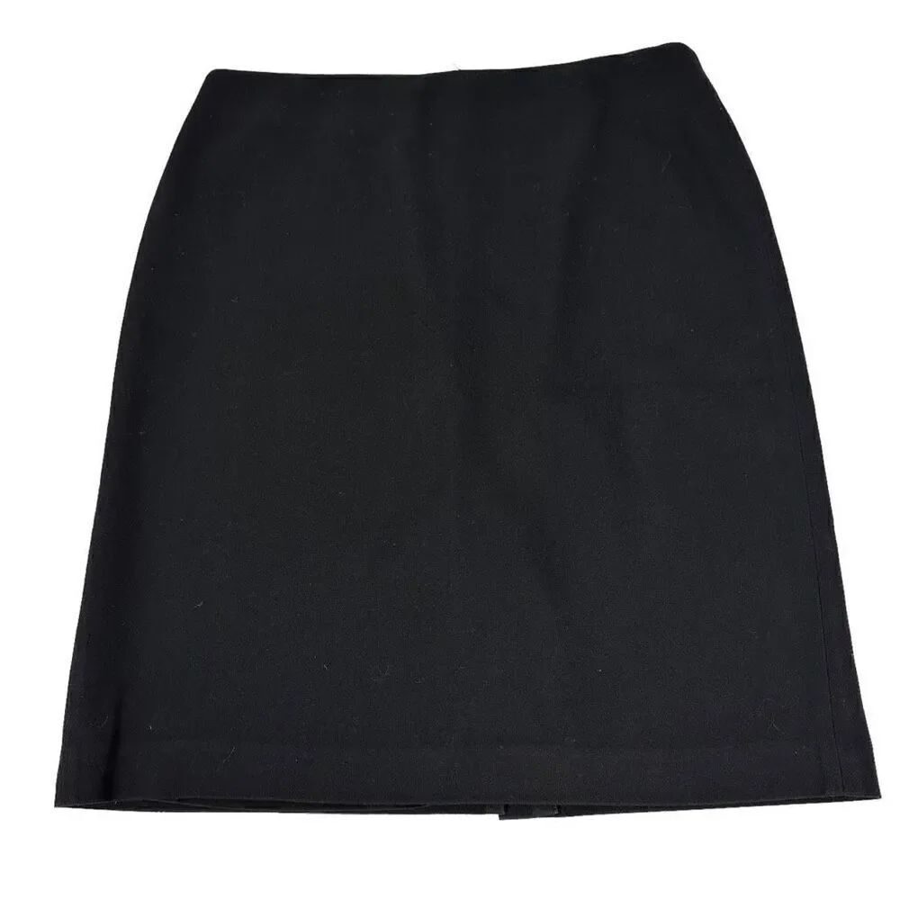 Talbots Black Straight Skirt size 12 Lined